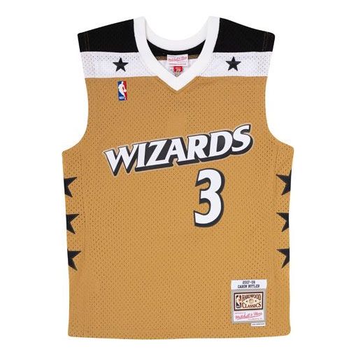 Dres Mitchell & Ness Mitchell & Ness Wizards Basketball Jersey Žltá | SMJYGS20042-WWIGOLD07CBT, 0