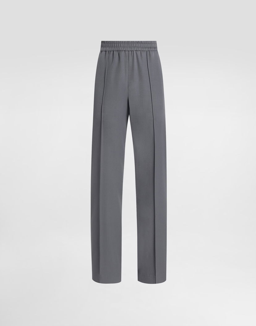 Nohavice Dolce & Gabbana Dolce & Gabbana Wool Gabardine Trousers Šedá | FTC6ZTFU2OWN0496