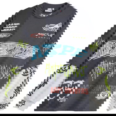 Tričko AAPE by A Bathing Ape AAPE AOP Racing Graphic Long Sleeve T-Shirt Šedá | AAPLTM1572XXNGYD, 0
