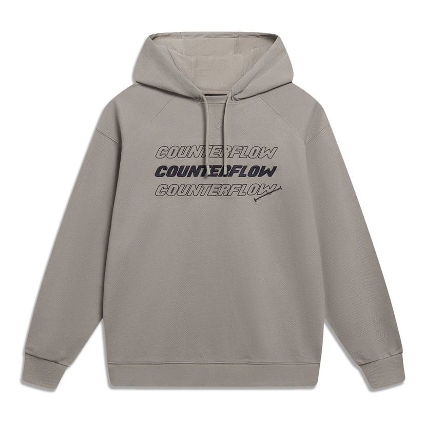 Mikina Li-Ning Graphic Hoodie Šedá | AWDT531-5