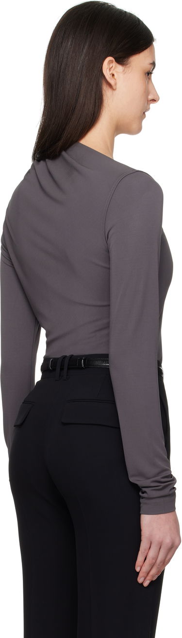 Tričko TOTEME TOTEME Draped Jersey T-Shirt Šedá | 251-WRT4462-FB0162, 2