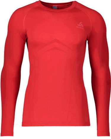 Tričko Odlo Odlo Performance Warm Underwear Long Sleeve Shirt Červená | 197462-36100, 0