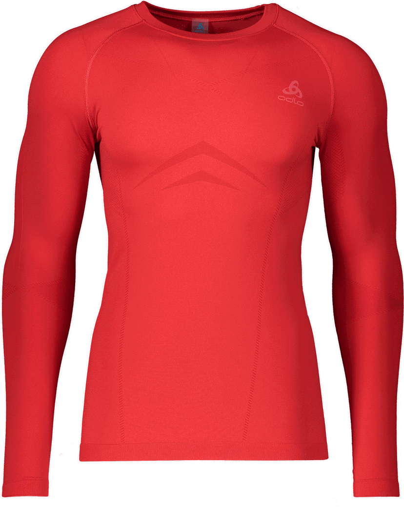 Tričko Odlo Odlo Performance Warm Underwear Long Sleeve Shirt Červená | 197462-36100