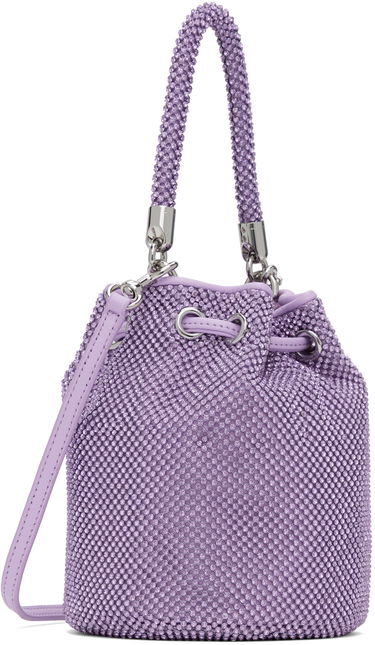 Kabelka Marc Jacobs Marc Jacobs Rhinestone Mini Bucket Bag Fialová | 2P4HCR017H03, 2