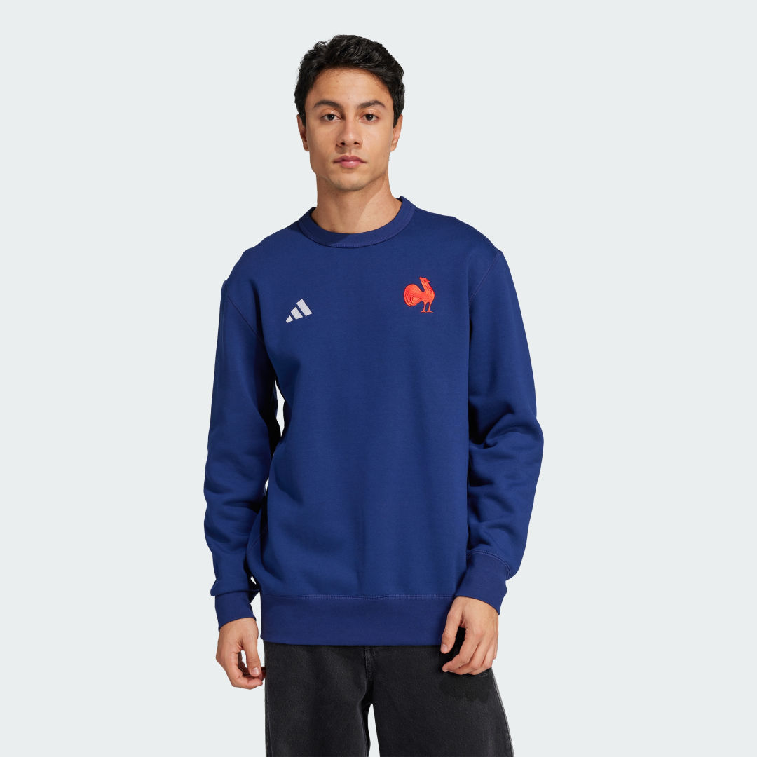 Sveter adidas Performance France Heritage Sweatshirt Modrá | JP0366, 0