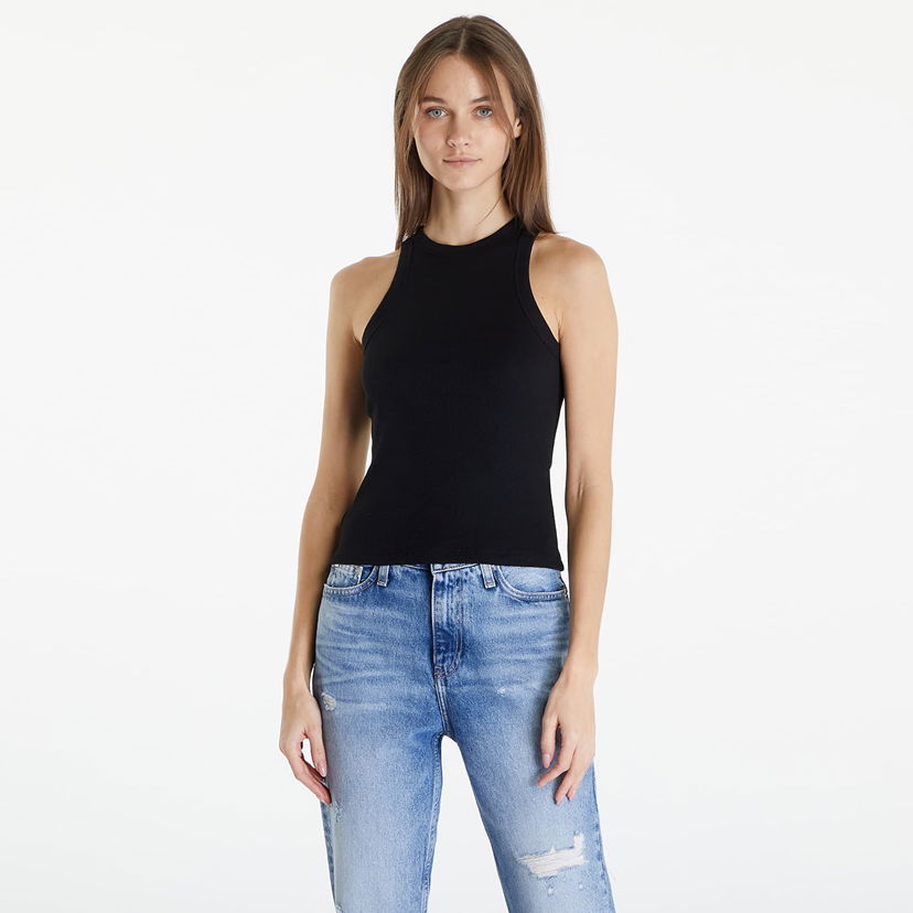 Tielko Urban Classics Top Ladies Racer Back Rib Top Black Čierna | TB6188-00007
