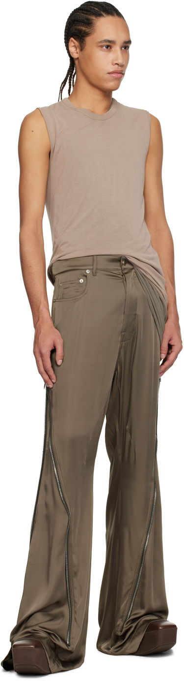 Nohavice Rick Owens Rick Owens Hollywood Bolan Banana Trousers Zelené | RR01E5343 SCH, 4