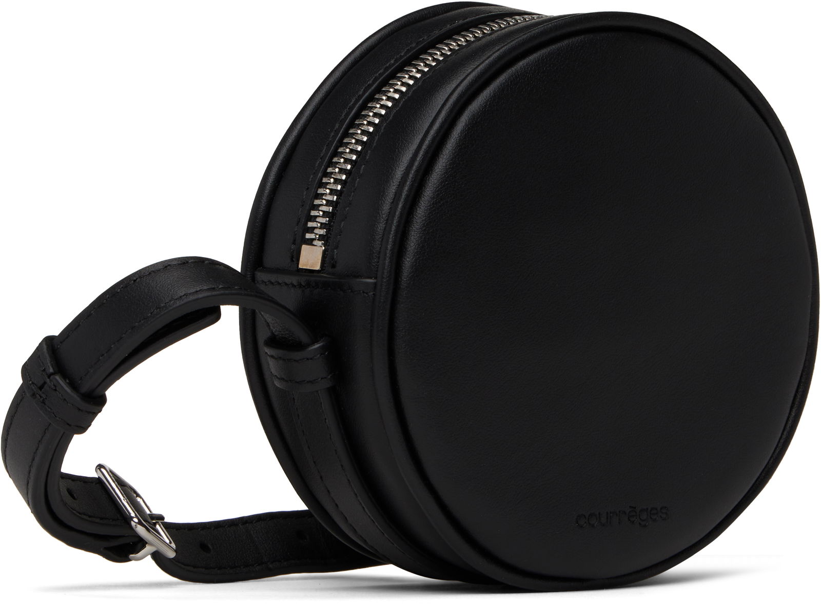 Courrèges Reedition Leather Circle Bag