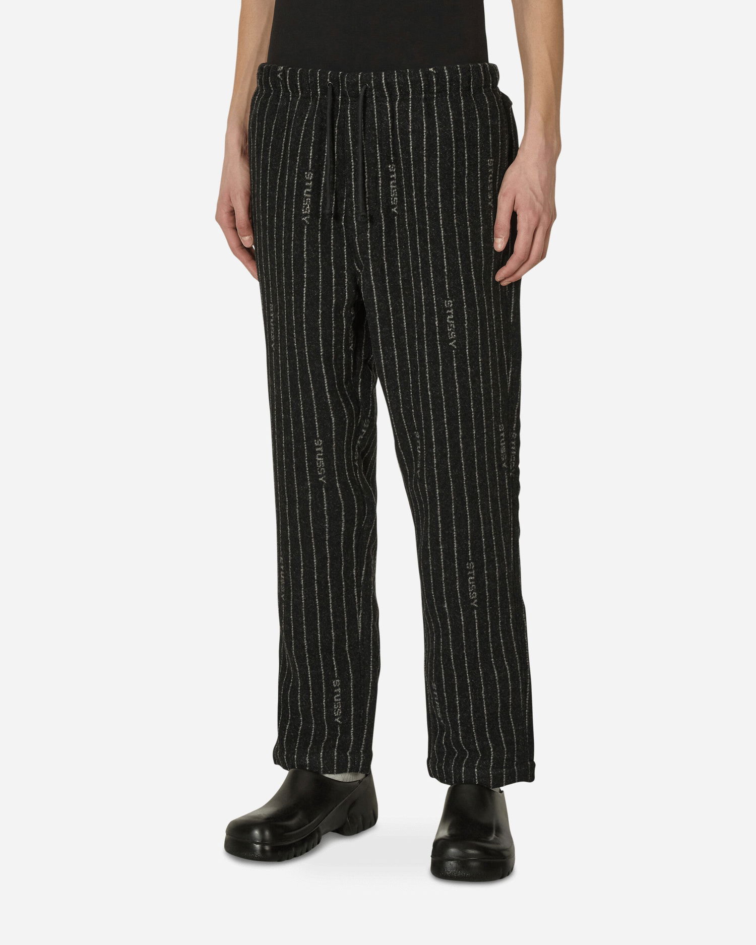 Nohavice Nike Stüssy x Stripe Wool Pants Čierna | DR4021-010, 0