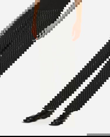 Nohavice Nike Stüssy x Stripe Wool Pants Čierna | DR4021-010, 0