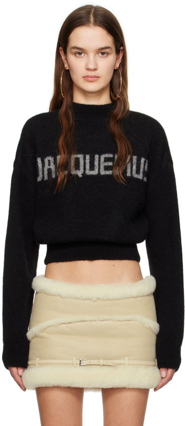 Sveter Jacquemus Black Les Classiques 'La maille ' Čierna | 24E241KN353-2329, 0
