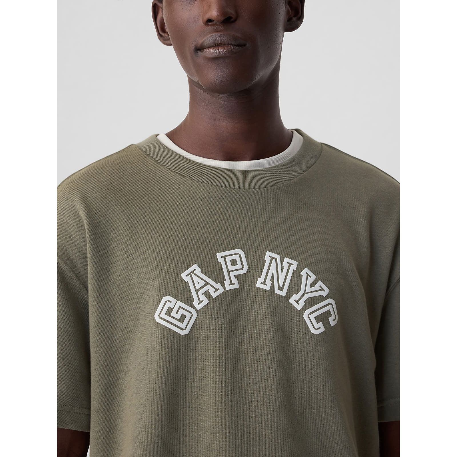 Shortsleeve Crew Neck Top Sage