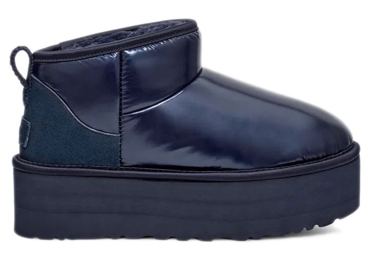 Tenisky a topánky UGG Ultra Mini Platform Hi Shine Boot Navy | 1144048-NIRD, 0