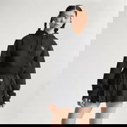 Pleated Mini Skirt with Ribbon