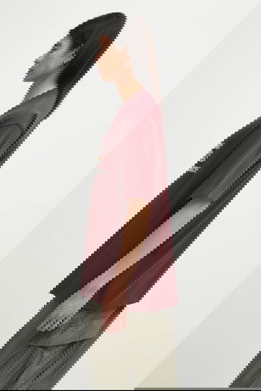 Tričko Carhartt WIP S/S Schooling Heart T-Shirt Vínová | I035455.33KXX, 1