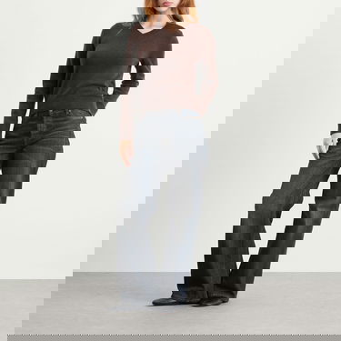 Sveter Maison Margiela MM6 V-Neck Knitted Jumper Hnedá | S62HN0007-M13187-144, 4