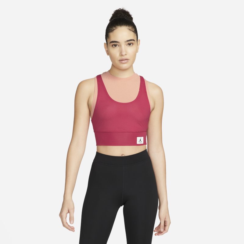 Podprsenka Jordan Jordan Essentials Cropped Top Červená | DN0602-614, 0