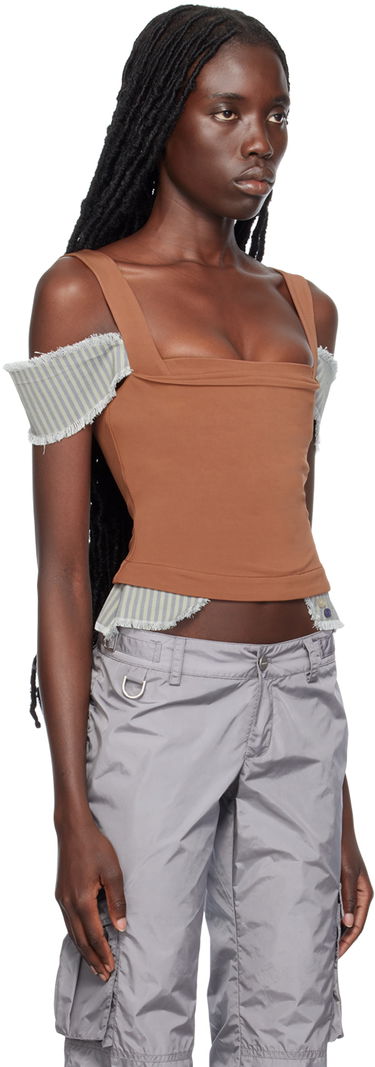 Tielko Miaou Miaou Renata Corset Top Hnedá | 7091PP1COC, 1