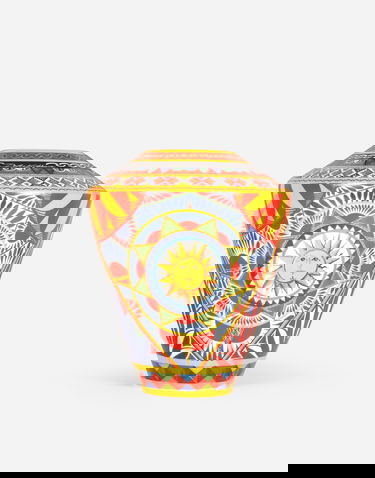 Home decor Dolce & Gabbana Dolce & Gabbana Small Amphora Porcelain Vase Rôznofarebný | TCC197TCAMVUC089, 0