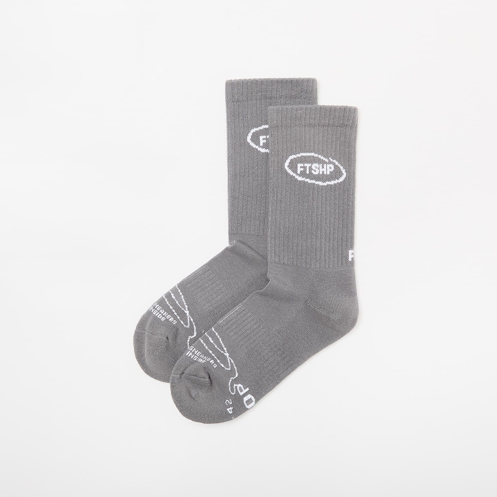 Basic Crew Socks 3-Pack Grey