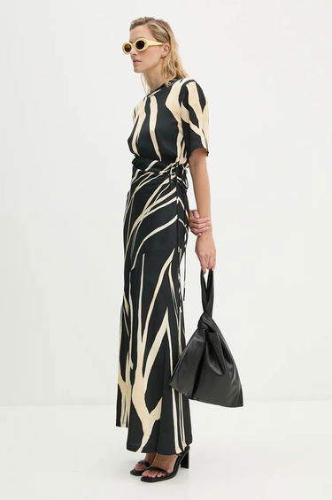 Šaty Nanushka Abstract Print Maxi Dress Čierna | NW24PFBS20199, 1