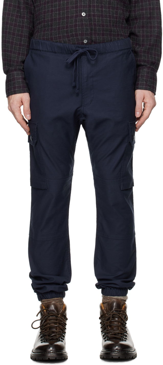 Cargo nohavice BEAMS BEAMS PLUS Gym Cargo Pants Navy | 3824-0070-139, 0
