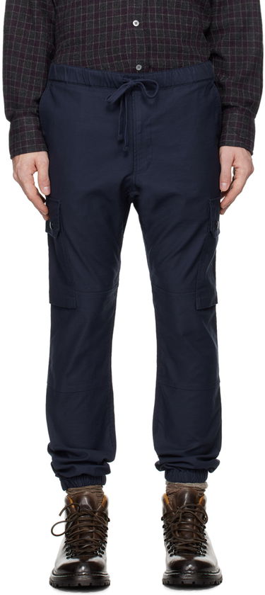 Cargo nohavice BEAMS BEAMS PLUS Gym Cargo Pants Navy | 3824-0070-139, 0