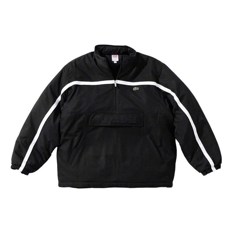 Vetrovka Supreme Half Zip Puffy Pullover Čierna | SUP-FW19-544, 0