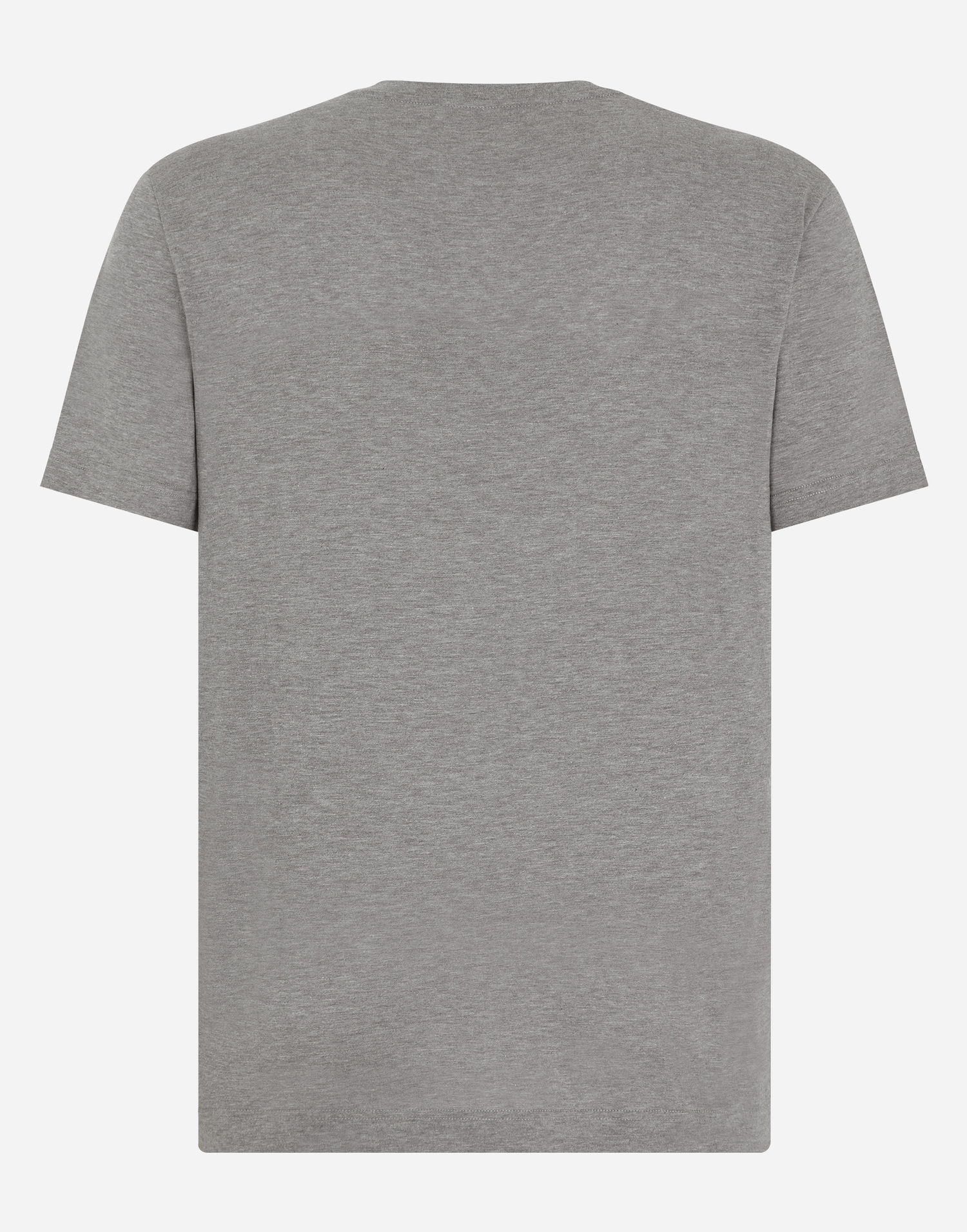 Tričko Dolce & Gabbana Cotton T-shirt With Dg Milano Logo Embroidery Šedá | G8RA2ZG7J6FS8291, 1
