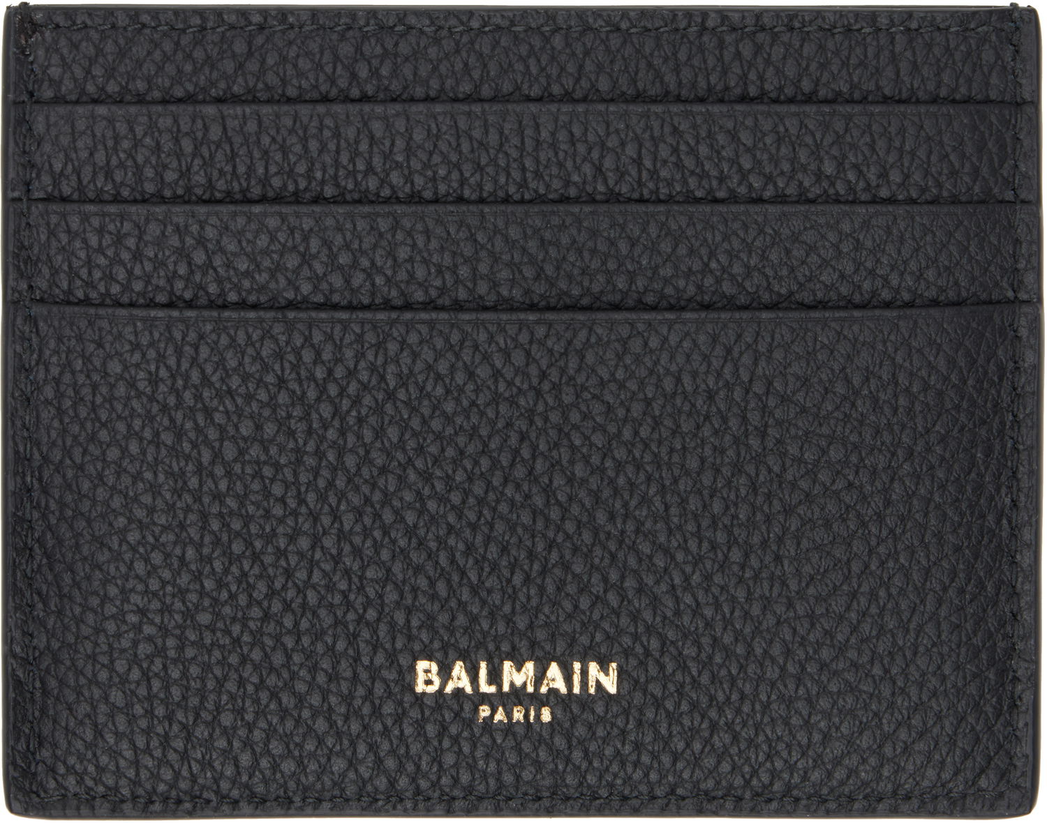 Peňaženka Balmain Leather Card Holder Čierna | EM1MA074LPOS, 1