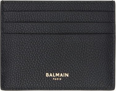 Peňaženka Balmain Leather Card Holder Čierna | EM1MA074LPOS, 1