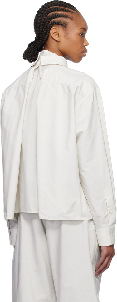 Košeľa Maison Margiela MM6 Maison Margiela Spliced Striped Cotton Poplin Shirt Biela | S52DT0043 M35250, 2