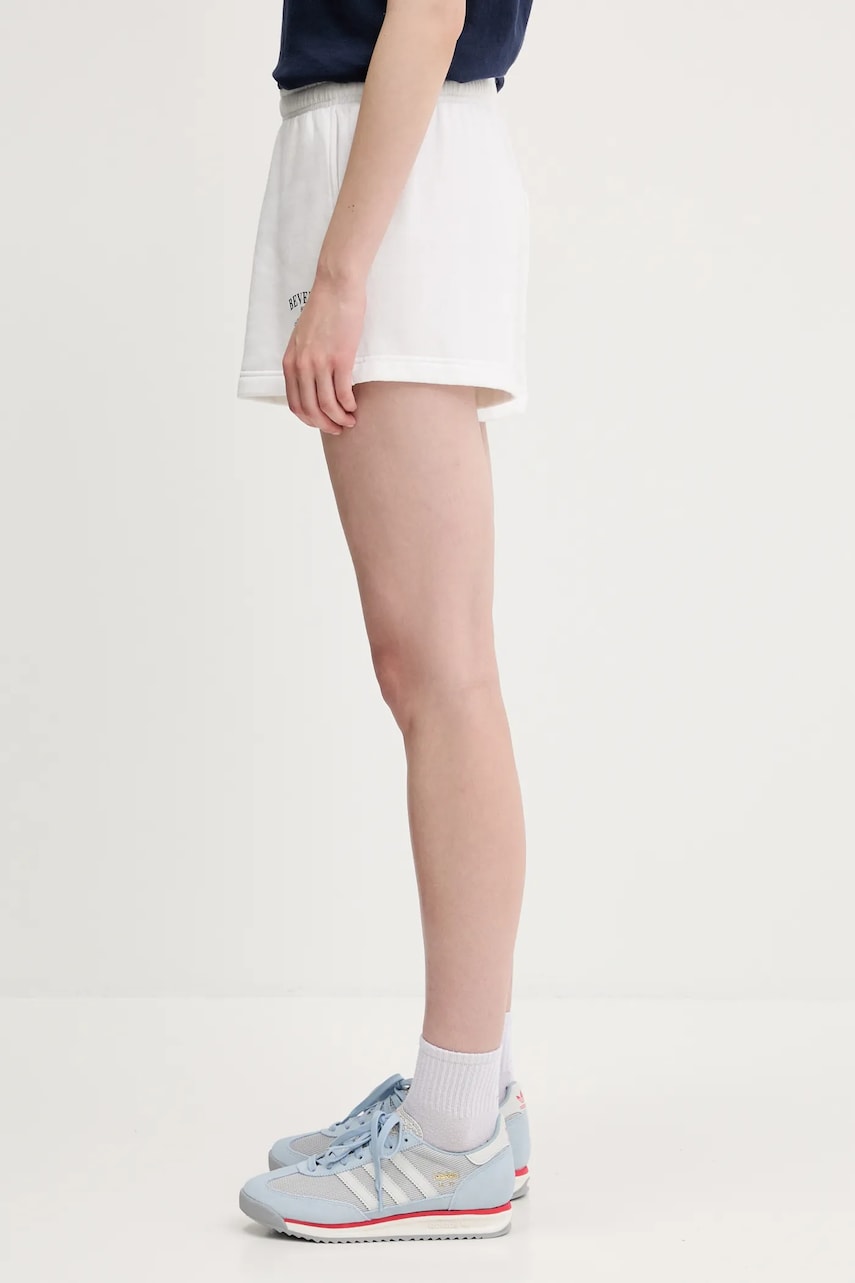 Šortky Sporty & Rich Sporty & Rich Bh Crest Soft Disco High Waist Shorts Biela | SH052626256WH01, 1