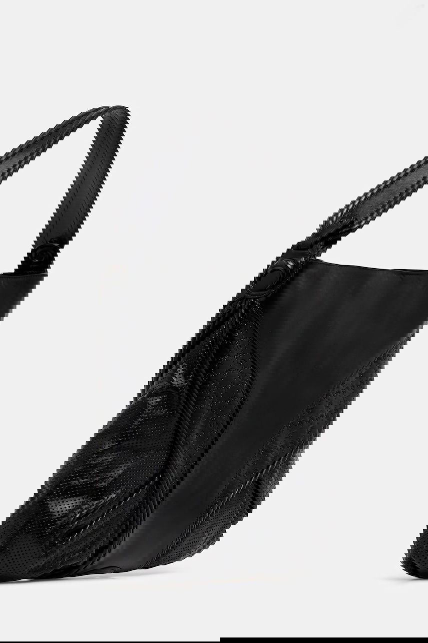 Kabelka Marine Serre Marine Serre Moonogram Embossed Leather Futura Tote Bag Čierna | UBA005A.CLEA0051, 1