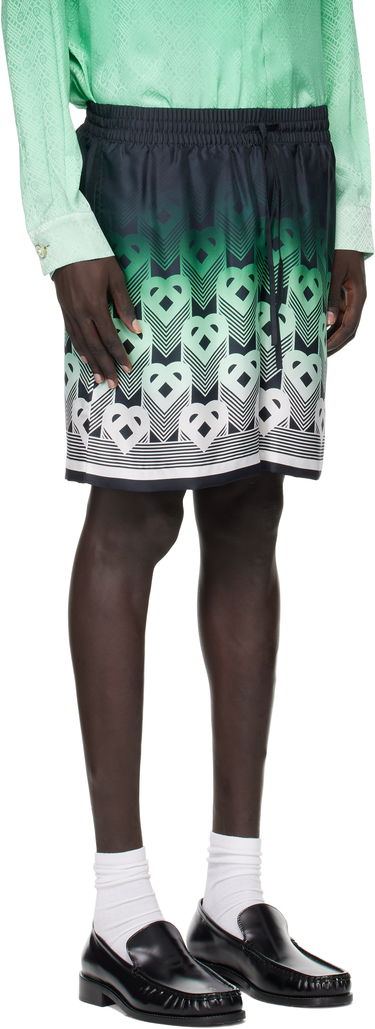 Šortky Casablanca Printed Drawstring Shorts Čierna | MPF25-TR-012-01, 3