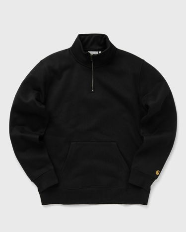 Mikina Carhartt WIP Chase Quarter-Zip Sweatshirt with Kangaroo Pocket Čierna | I033665-00F.XX, 0