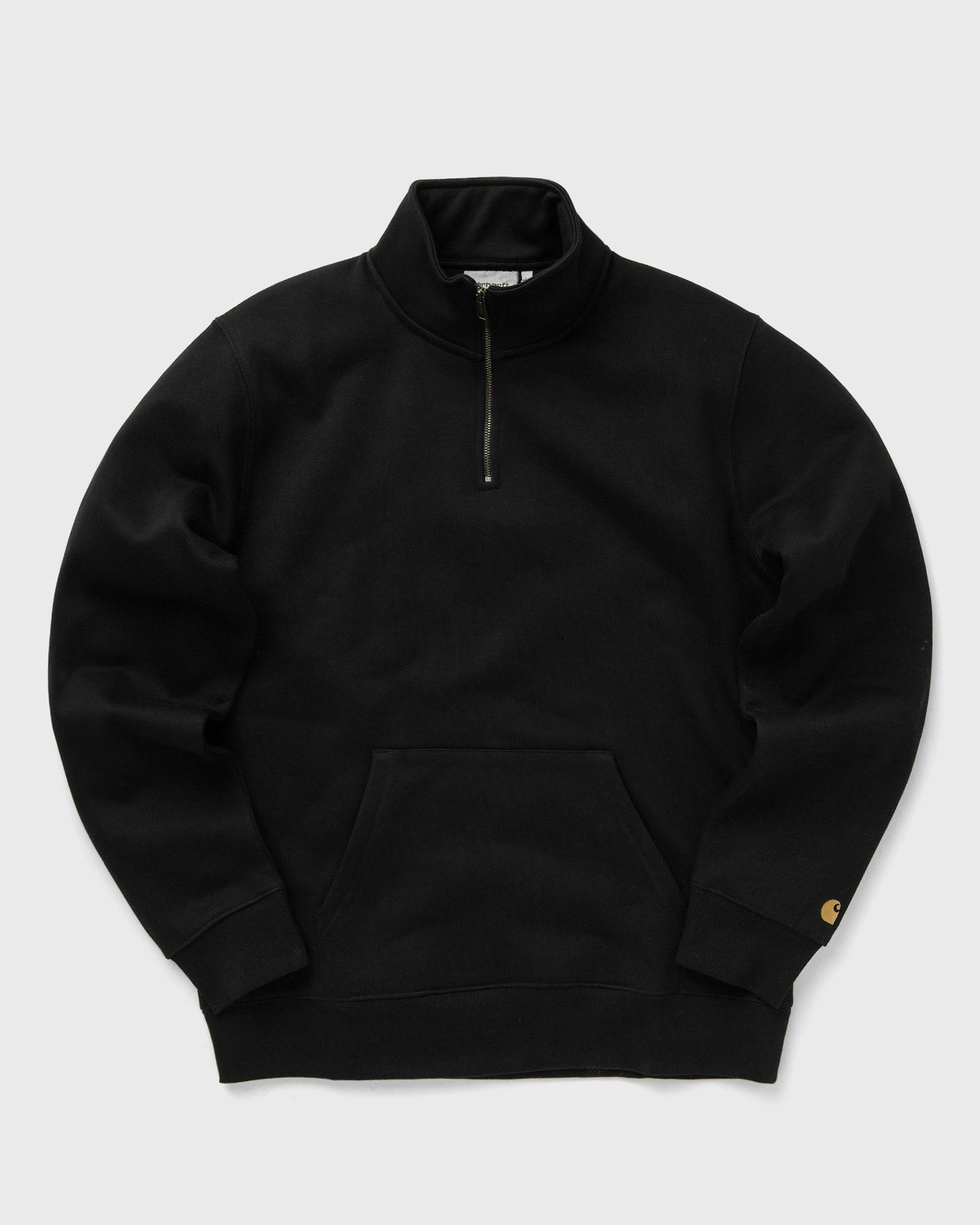 Mikina Carhartt WIP Chase Quarter-Zip Sweatshirt with Kangaroo Pocket Čierna | I033665-00F.XX, 0