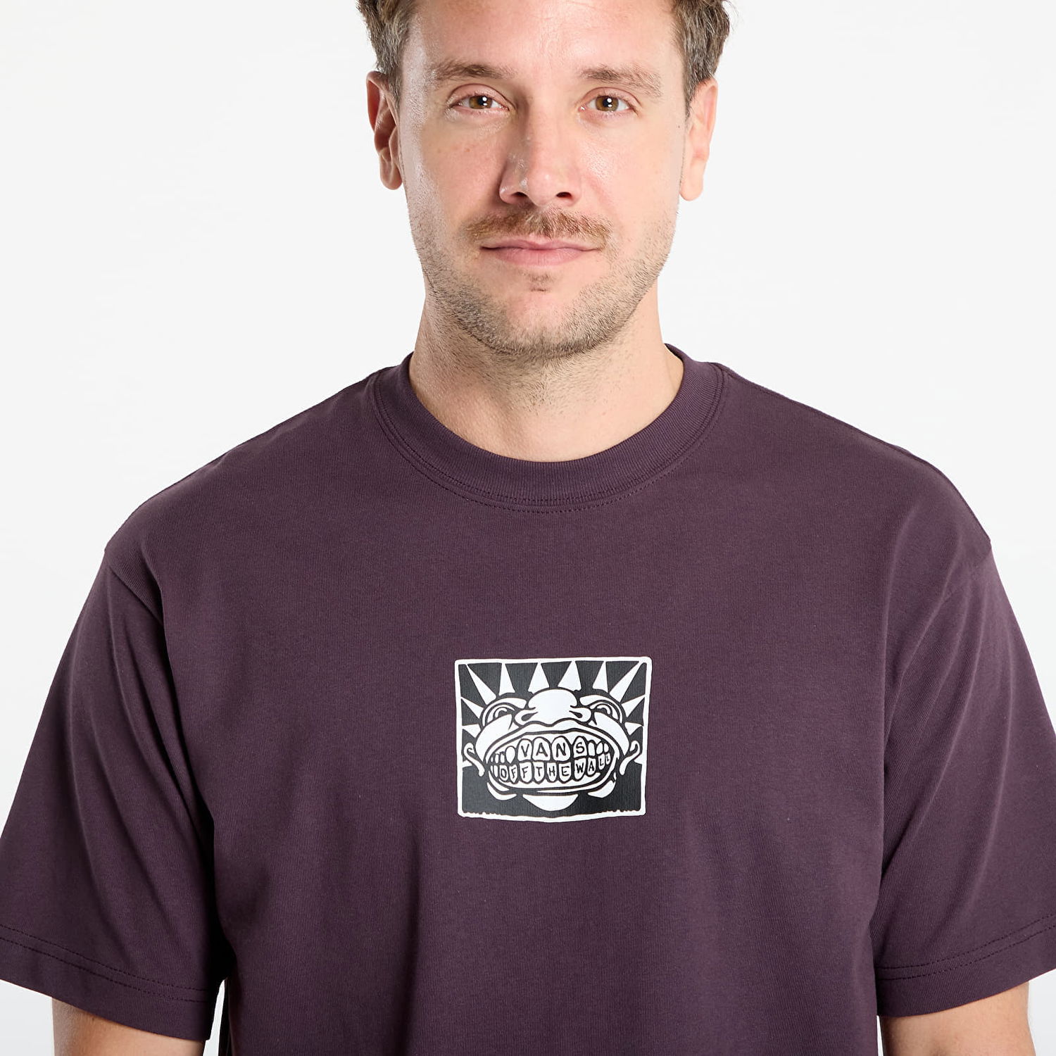 Tričko Vans Vans Mouf Loose Fit T-Shirt Fialová | VN000RD8EMS1, 1