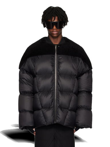 Bunda Rick Owens Flight Shearling Down Jacket Čierna | RU02C7788 LSHON3