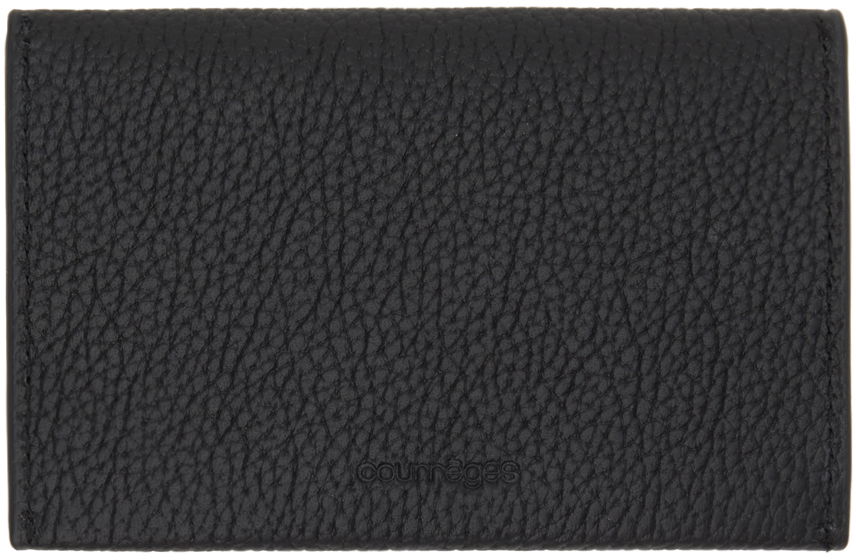 Grained Leather Card Holder