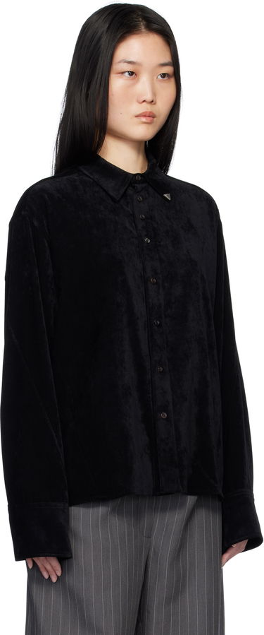 Košeľa ADER ERROR Velvet Shirt Čierna | BN01FWSH0108BK, 1