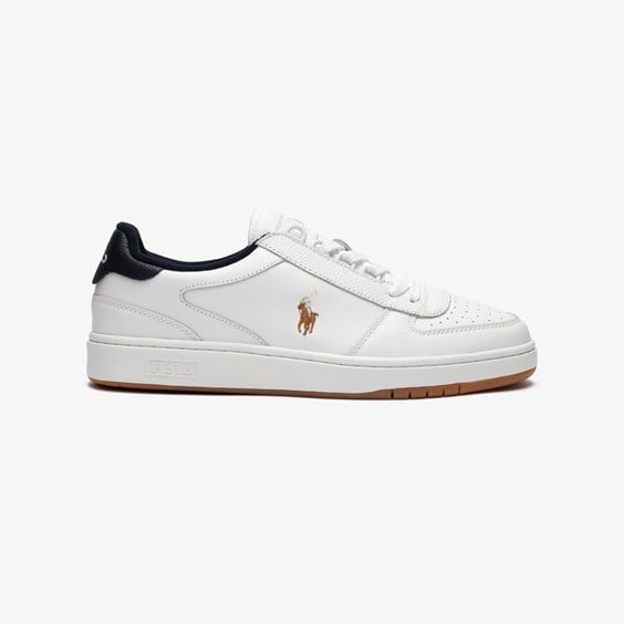 Tenisky a topánky Polo by Ralph Lauren Court Leather Low-top Biela | 809877610001, 0