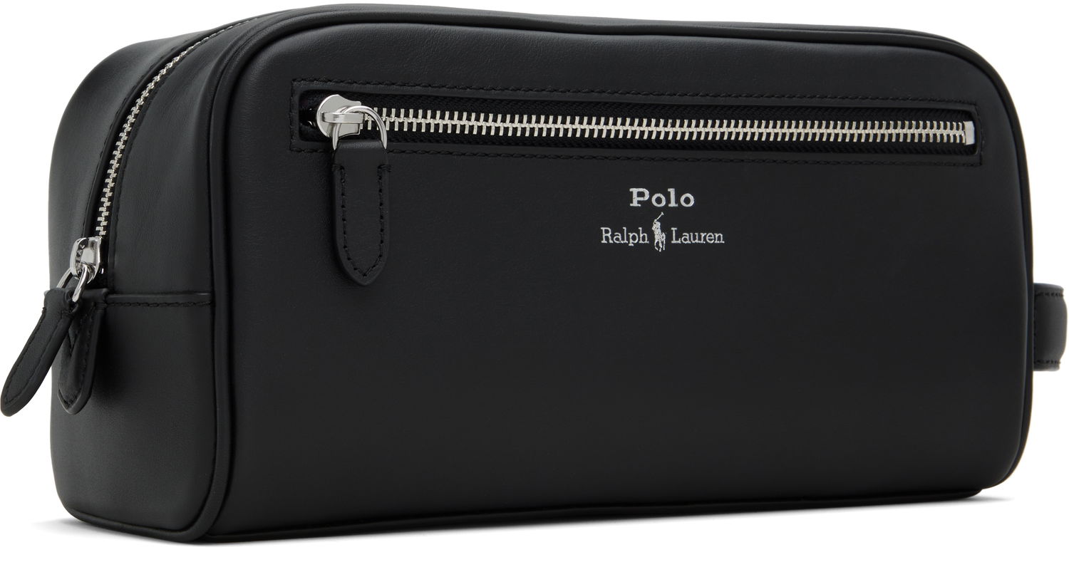 Cestovná taška Polo by Ralph Lauren Ralph Lauren Leather Travel Pouch Čierna | 405963262001, 1