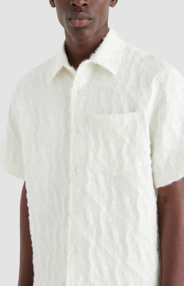 Košeľa AXEL ARIGATO Wade Bubble A Shirt Biela | A2203001, 7