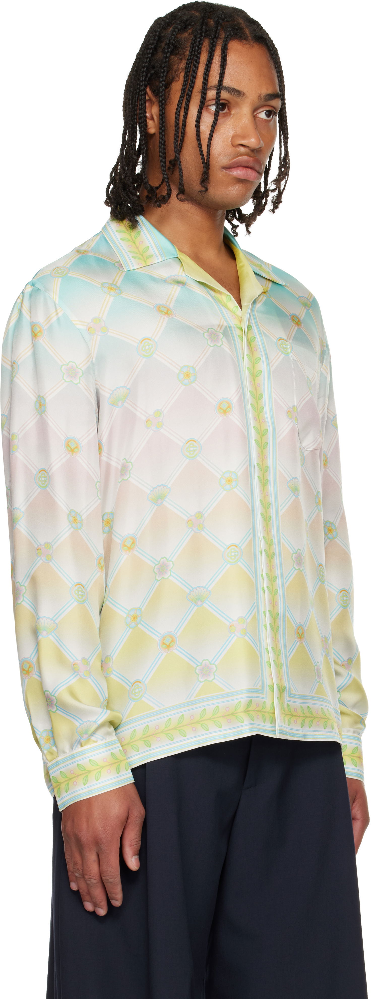 Košeľa Casablanca Casablanca Multicolor Long Sleeve Shirt Rôznofarebný | U-AW25-SH-006-02-M, 1