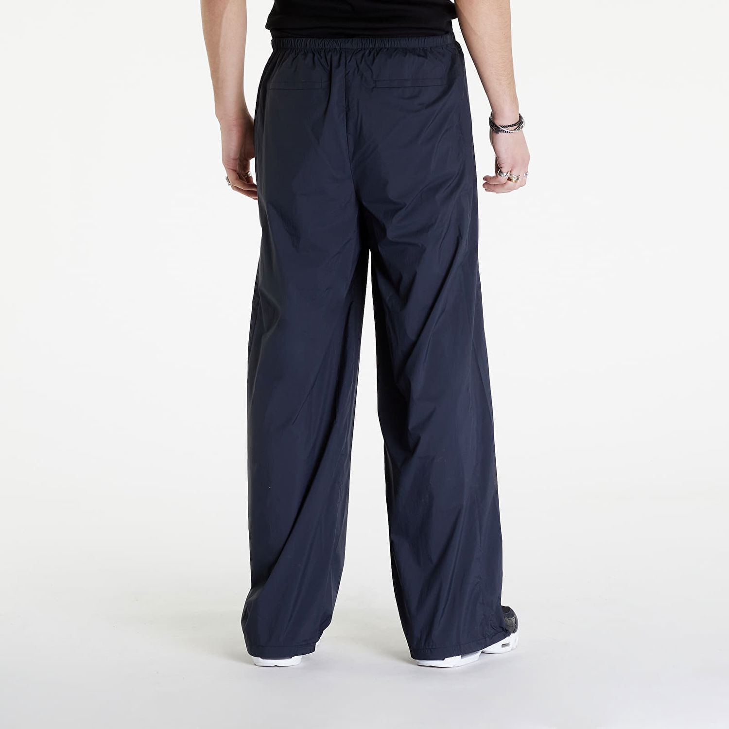 Nohavice Rains Naha Pants Wide UNISEX 47 Navy Navy | 19610 47 Navy, 1