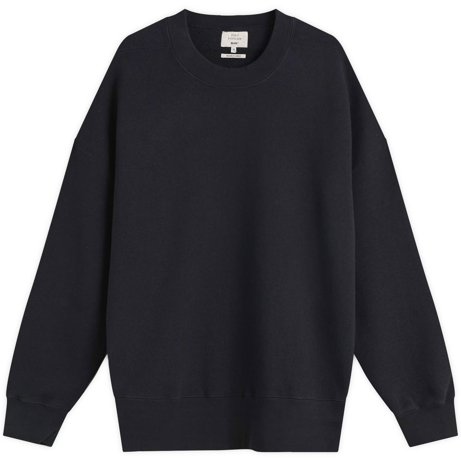 Mikina Studio Nicholson Studio Nicholson x Beams Plus Golightly Jersey Sweatshirt Čierna | BPSN1301-79, 1