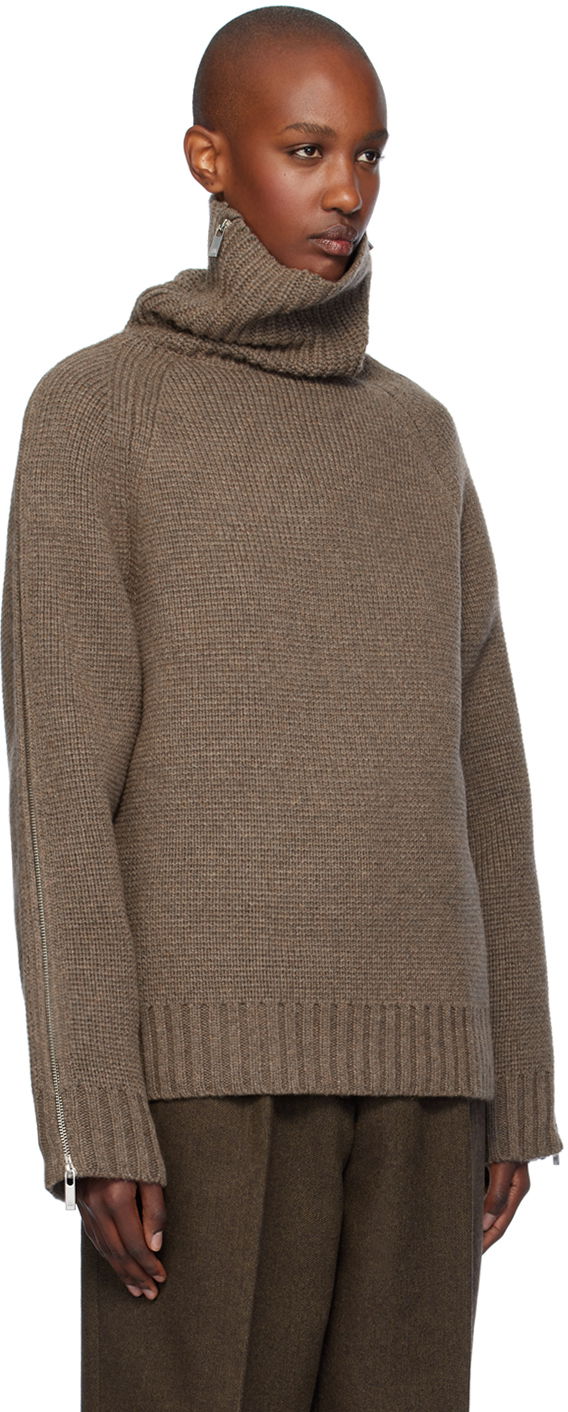 Turtleneck Wool-Blend Sweater