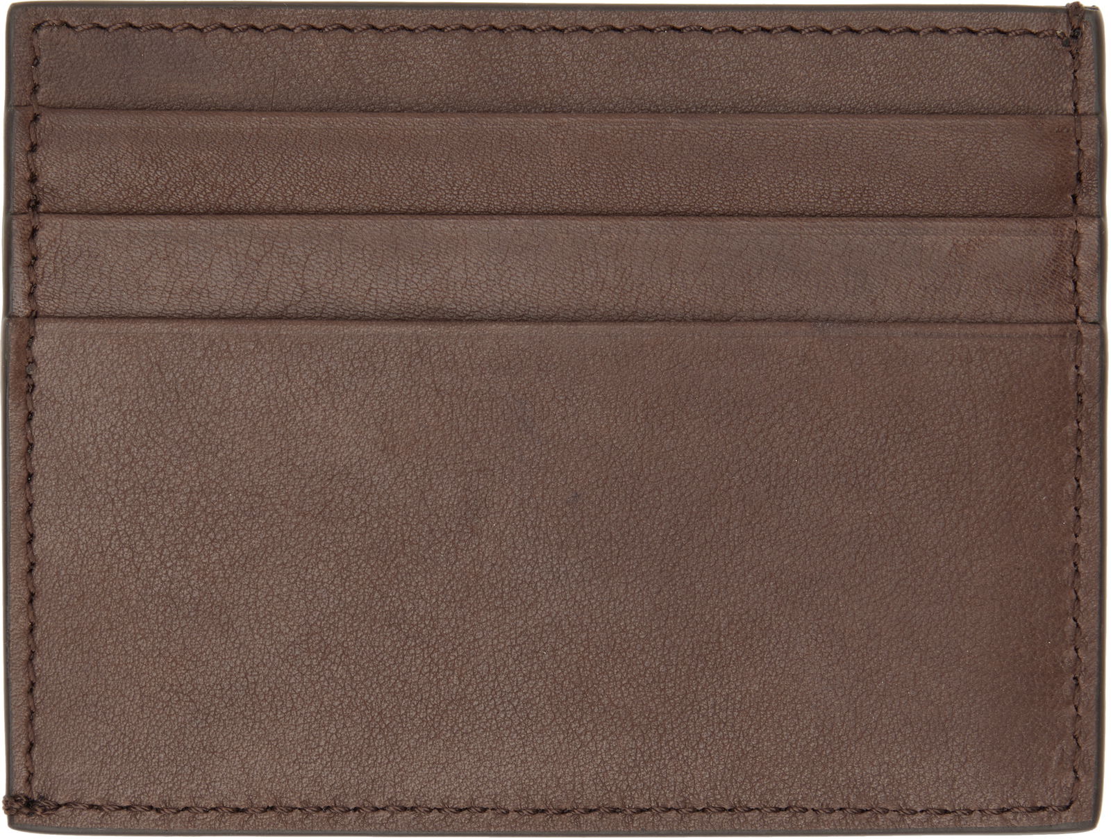 Thom Browne Soft Calf Leather Double Card Holder