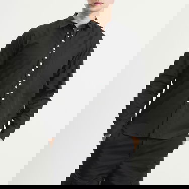 Košeľa Comme des Garçons Men's Studded Shirt, Size Large Čierna | 1P-B001-W25-1, 2